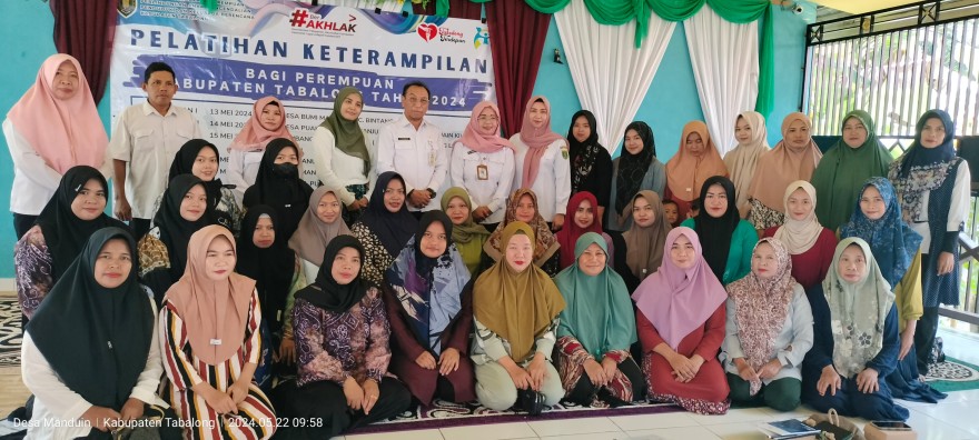Pelatihan Keterampilan Bagi Perempuan Kabupaten Tabalong Tahun 2024